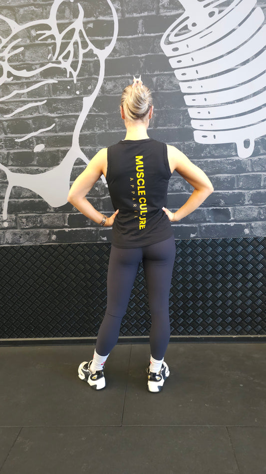 Black womens martina tank