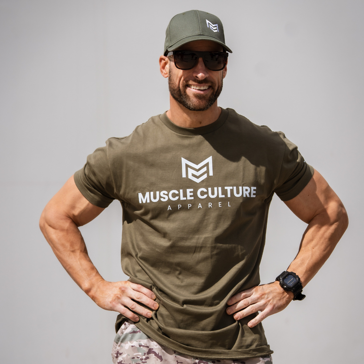 Men’s performance black tank top – Muscle Culture